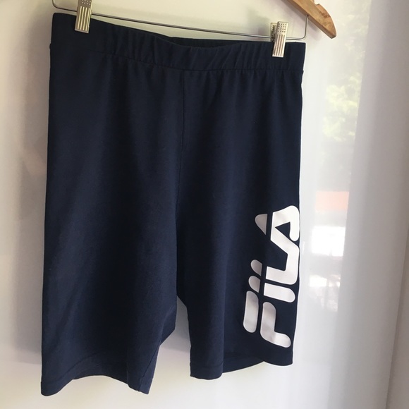 FILA Navy Biker Shorts - Picture 3 of 7